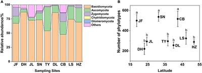 Aboveground and Belowground Plant Traits Explain Latitudinal Patterns in Topsoil Fungal Communities From Tropical to Cold Temperate Forests